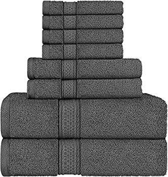 【中古】【39shop】【輸入品・未使用】Utopia★Towels タオル8点セット 8 Pack グレー UT0371(新古品)|アトリエ絵利奈