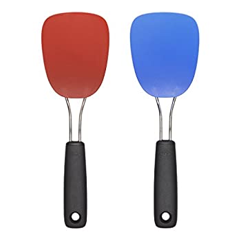 【中古】【輸入品・未使用】OXO グッドグリップナイロンフレキシブルフライ返し２本セット レッド/ブルー