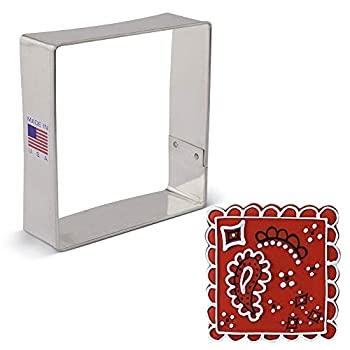 【中古】【輸入品・未使用】Square Cookie Cutter - 8.9cm - Ann Clark - US Tin Plated Steel