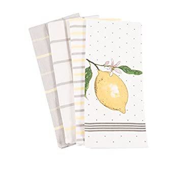 【中古】【39shop】【輸入品・未使用】(46cm★x 70cm Lemon Print) - Pantry Lemon Kitchen Dish Towel Set of 4 100-Percent Cotton 46cm x 70cm(新古品)|アトリエ絵利奈