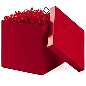 【中古】【39shop】【輸入品・未使用】Hallmark★7インチ ギフトボックス(赤) 蓋付き クリスマス 誕生日 父の日 ブライダルシャワー 結婚式 ベビーシャワー バレンタインデー 卒業式(新古品)|アトリエ絵利奈
