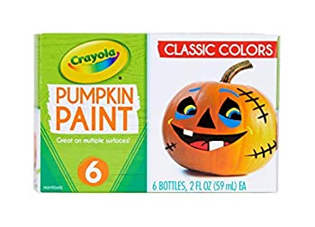 【中古】【39shop】【輸入品・未使用】Crayola★パンプキンペイントキット アクリルペイント クラシックカラー ハロウィンデコレーション 6個(新古品)|アトリエ絵利奈