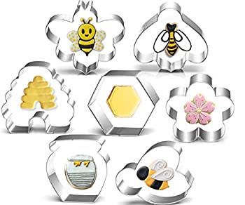 【中古】【輸入品・未使用】ハチクッキーカッターセット 3インチ 7ピース 蜂 ハチの巣 花 蜂の巣 蜂の巣 蜂の巣 蜂の巣 蜂の巣 パーティー 装飾 記念品