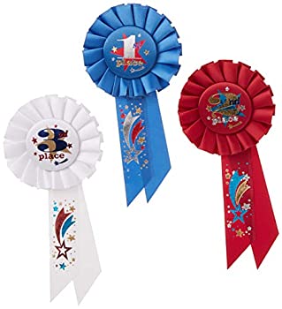 【中古】【輸入品・未使用】Beistle rap04?3?- Pack 1st、2nd、3rd、配置賞ロゼットパーティー装飾、3???1?/ 4インチby 6???1?/ 2インチ
