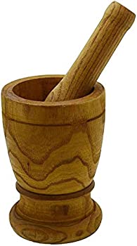 【中古】【輸入品・未使用】Imusa Wood Mortar with Pestle by Imusa