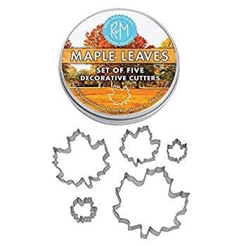 【中古】【輸入品・未使用】R & M International 1936 Maple Leaf 5-Piece Cookie Cutter Set by R&M