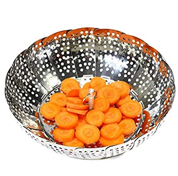 【中古】【輸入品・未使用】Chef Craft 100% Stainless Steel Steamer Basket 6-Inch Expands to 9.5-Inch by Chef Craft