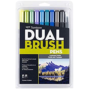 【中古】【輸入品・未使用】Tombow Dual Brush Pens 10/Pkg-Landscape/Sold as a pack of 1