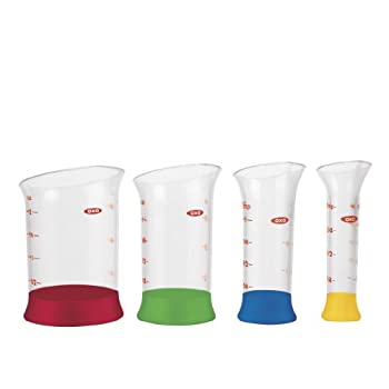 【中古】【インポート品・未当て嵌める】OXO Good Grips 4天下太平ミニ価値付けるビーカー仕掛ける 4-Piece 1245380