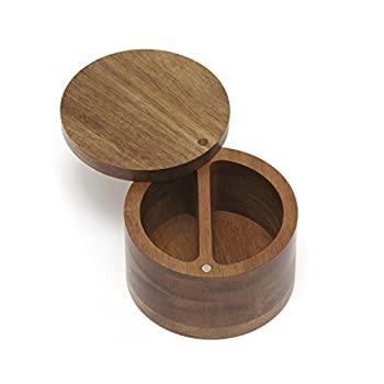 【中古】【輸入品・未使用】Lipper Acacia End Grain Chopping Block with Metal Handle