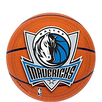 【中古】【インポート品・未当て嵌める】Amscan ダラス・マーベリックス NBA寄せあわせ 7in 乾荒原一皿 8枚 キッチン用品・食器・調理器具-食器・カトラリー・グラス-食器