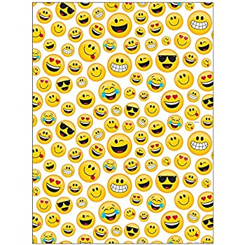【中古】【輸入品・未使用】Creative Converting Show Your Emojions プラスチック写真背景幕 72 x 54インチ マルチカラー