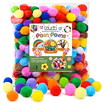 【中古】【39shop】【輸入品・未使用】Caydo★300 Pieces 2.5cm Assorted Pompoms Multicolor Arts and Crafts Pom Poms Balls for Hobby Supplies and Creative Craft DIY Material(新古品)|アトリエ絵利奈