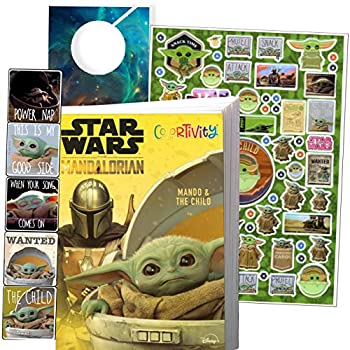 【中古】【39shop】【輸入品・未使用】Star★Wars Mandalorian Coloring Book Set with Baby Yoda Stickers and Specialty Door Hanger(Star Wars Classic)（新古品）｜アトリエ絵利奈 12,324円