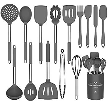 【中古】【輸入品・未使用】Umite シリコン調理用具セット シェフキッチン用品 15点調理器具セット ノンスティック耐熱 BPAフリー シリコンステンレススチールハンドル クッ