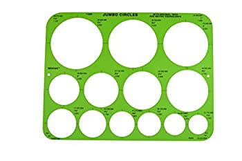 【中古】【輸入品・未使用】Westcott Circles Template Jumbo
