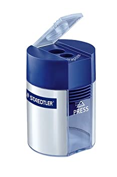 【中古】【輸入品・未使用】Staedtler メタルダブルホールシャープナー タブ付き 512001BK