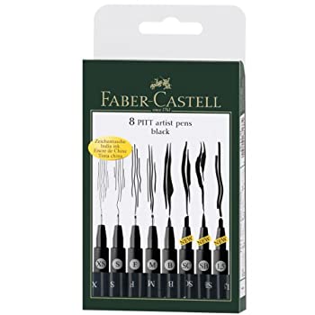 【中古】【輸入品・未使用】Faber Castell 8 Pitt Black by Faber Castell