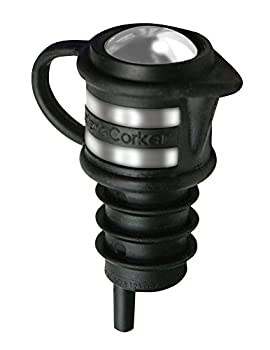 【中古】【輸入品・未使用】Haley's Corker Platinum Wine Stopper Black by Haley's Corker
