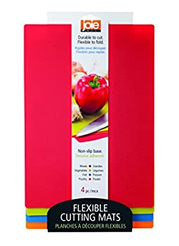 【中古】【輸入品・未使用】Joie Colour Coded Flexible Cutting Mats (4 Pack) Multicolor