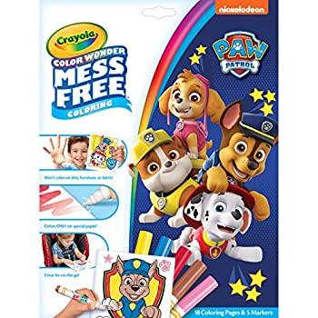【中古】【輸入品・未使用】Crayola(クレヨラ) パウパトロール カラーワンダー 散らからない塗り絵ページとマーカー 幼児のクリスマスプレゼントに