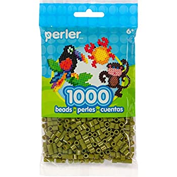 【中古】【輸入品・未使用】Perler オリーブグリーンヒューズビーズ クラフト用 1000個 1000個