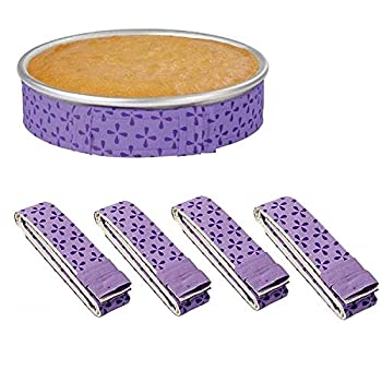 【中古】【インポート品・未当てはめる】ベーキングイーブンストリップ4点、ケーキパンストリップ、ケーキパンストリップ、ケーキパンストリップ、超吸い容れる性朦々たるの綿織物、西洋菓子をより