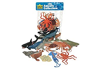 【中古】【インポート品・未当て嵌める】Wild Republic Aquatic Poly Bag of Figures その他-パソコン・周辺機器