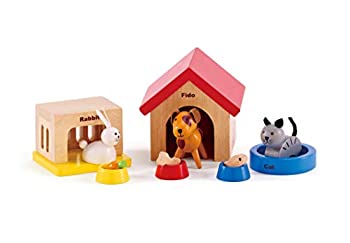 【中古】【インポート品・未当て嵌める】Hape E3455 Family Pets
