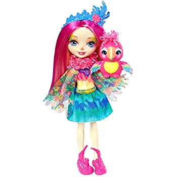 【中古】【輸入品・未使用】Enchantimals Papageienmaedchen Peeki Parrot Puppe & Sheeny