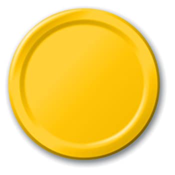 【中古】【インポート品・未当て嵌める】School Bus Yellow (Yellow) Dessert Plates スクールバス黄み（黄）乾荒原一皿♪ハロウィン♪クリスマス♪ 食器・カトラリー・グラス-食器