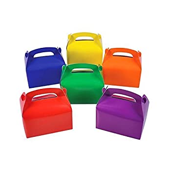 【中古】【輸入品・未使用】Adorox動物園動物段ボールTreatボックス子供誕生日パーティーGoodyバッグTreat Boxes マルチカラー 5611129