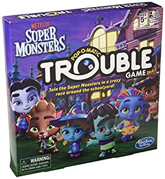 【中古】【39shop】【輸入品・未使用】Hasbro★Games Trouble: Netflix スーパーモンスターズエディション ボードゲーム 5歳以上（新古品）｜アトリエ絵利奈