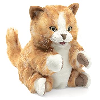 【中古】【インポート品・未当て嵌める】Orange Tabby Kitten Puppet