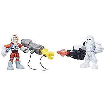 【中古】【輸入品・未使用】STAR WARS GALACTIC HEROES Luke Skywalker and Snowtrooper