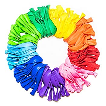 【中古】【輸入品・未使用】(30cm ) - Party Balloons 30cm Rainbow Set (100 Pack) Assorted Coloured Balloons Bulk Made Strong Latex Helium Air Use Birthday Balloon