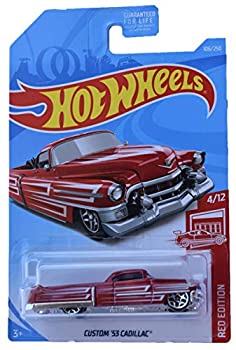 【中古】【インポート品・未当て嵌める】Hot Wheels カスタム \u002753 キャデラック 6/250 赤いこと～版 つづき物 4/12 乗り物のおもちゃ-車