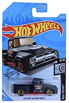 【中古】【インポート品・未当て嵌める】Hot Wheels Custom \u002756 Ford Truck 227/250 Black 車-ミニカー・トイカー