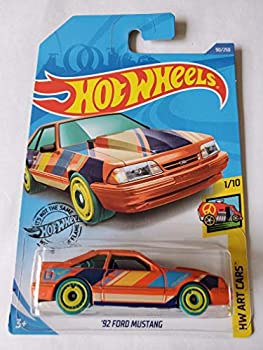【中古】【インポート品・未当て嵌める】Hot Wheels 2020 Hw Art Cars \u002792 ジェラルド・r・フォード マスタング オレンジ色 90/250 乗り物のおもちゃ-車-おもちゃ