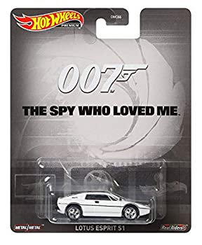 【中古】【インポート品・未当て嵌める】Hot Wheels 007 Spy Who Loved Me Lotus Esprit S1 白いこと ミニカー・トイカー-おもちゃ