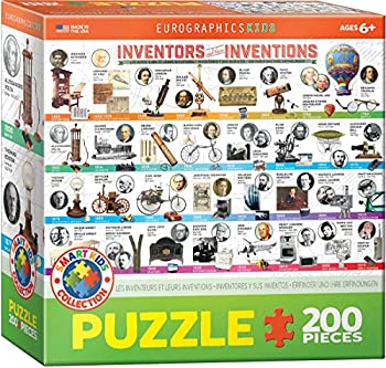 【中古】【輸入品・未使用】EuroGraphics Great Inventions ジグソーパズル (200ピース)