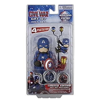 【中古】【輸入品・未使用】Neca Neca61386 15cm Captain America Civil War Solar Powered Body Knocker