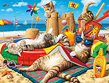 【中古】【39shop】【輸入品・未使用】Buffalo★Games Cats Collection Beachcombers 750 Piece Jigsaw Puzzle(新古品)|アトリエ絵利奈