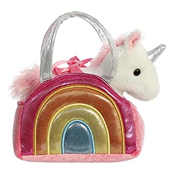 【中古】【輸入品・未使用】Aurora ペットキャリア 7インチ レインボーユニコーン|アトリエ絵利奈