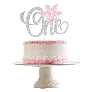 【中古】【インポート品・未当てはめる】スノーフレーク1西洋菓子トッパー - 冬のOnederland 1歳の生まれ落ちる日うしろ帯飾りつけ ウィンターワンダーランドケーキトッパー Onederland西洋菓子