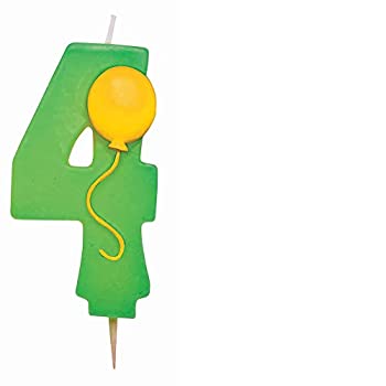 【中古】【39shop】【輸入品・未使用】Number★"4" Pick Candle with Balloon バルーンと数字の"4"ピックキャンドル♪ハロウィン♪クリスマス♪（新古品）｜アトリエ絵利奈 9,225円