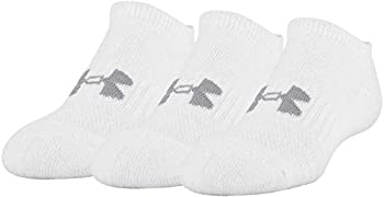 【中古】【39shop】【輸入品・未使用】Under★Armour ユース トレーニング コットン ノーショウソックス Shoe Size: 0-4 ホワイト（新古品）｜アトリエ絵利奈