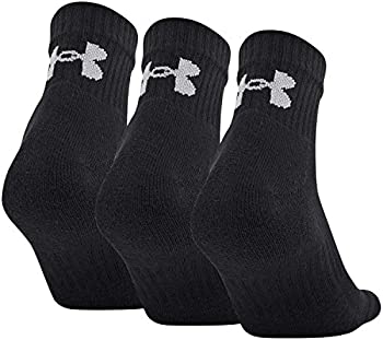 【中古】【39shop】【輸入品・未使用】Under★Armour 大人用 トレーニング コットン クォーターソックス 3足組 Shoe Size: 4-9 ブラック（新古品）｜アトリエ絵利奈