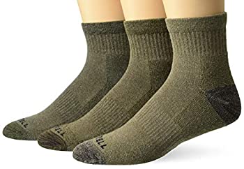 【中古】【輸入品・未使用】Merrell メンズ ウールブレンド クッション ハイカー クォーターソックス 3足組 US サイズ: S/M (Men's Shoe Size: 5-8.5)画像