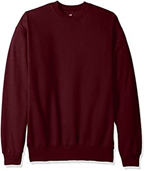 【中古】【インポート品・未当てはめる】Hanes Men\u0027s EcoSmart Fleece Sweatshirt Maroon 4X Large